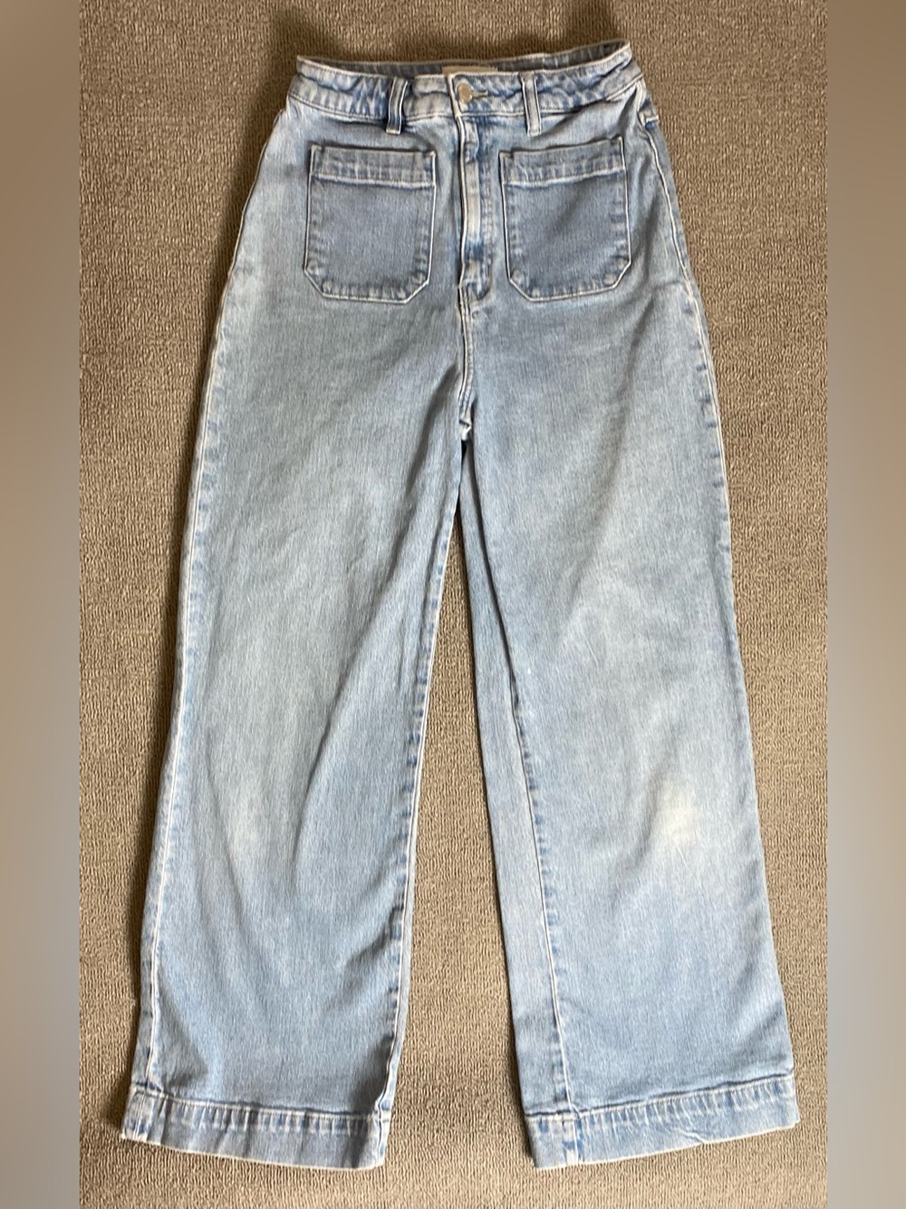 ROLLA’S Light Wash High Rise Wide Leg 90’s Vintage Style Baggy Relaxed Fit Jeans